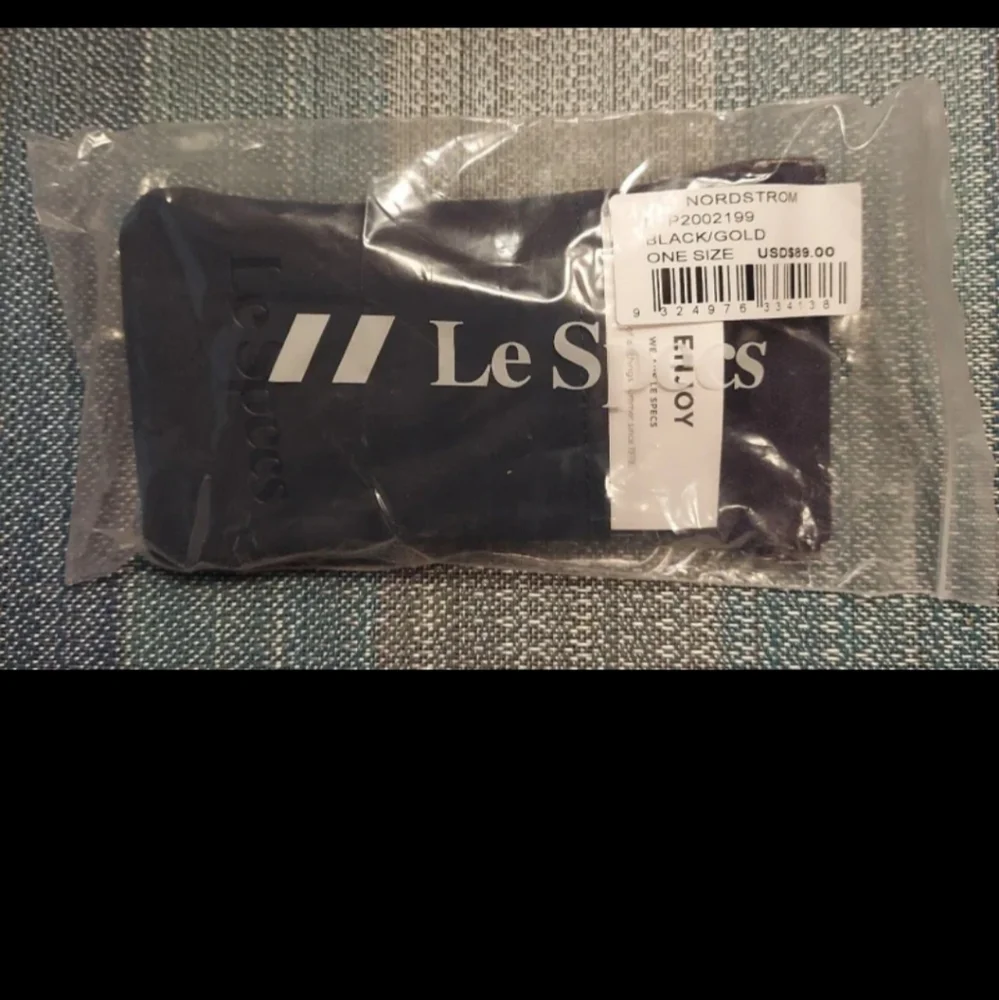 Le Specs Hydromatic Sunglasses Black Gold Unisex UV 400 BNWT RETIRED